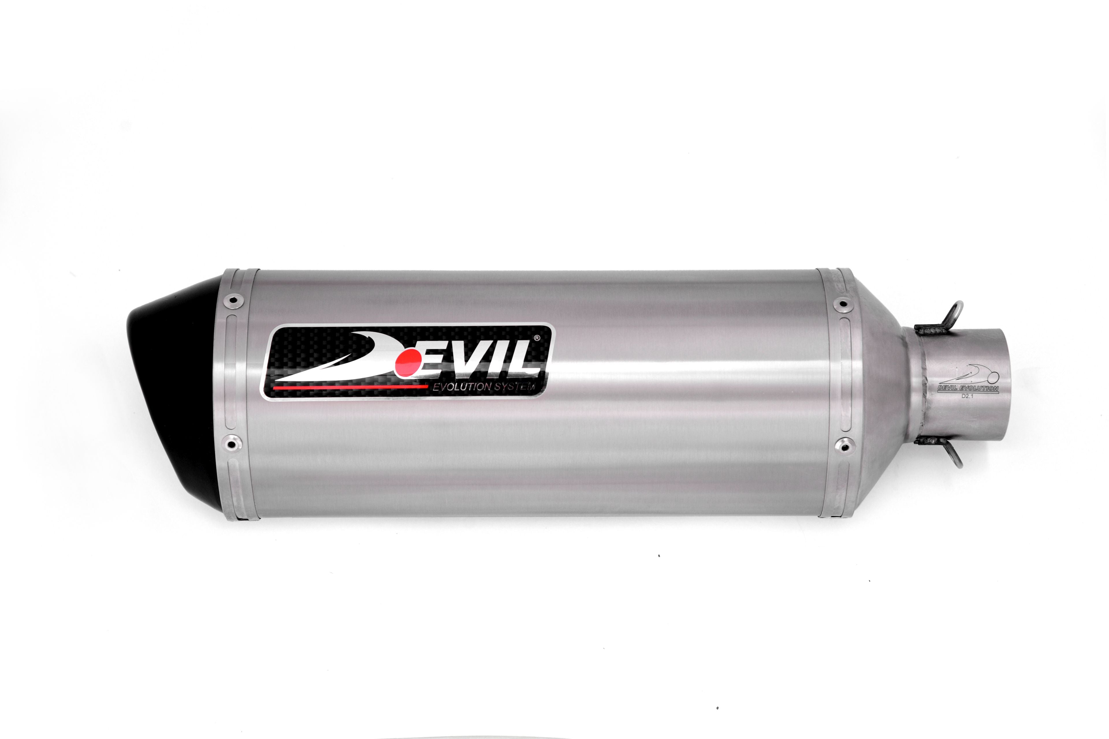 Devil Evolution Slip-on Exhaust w/Link Pipe for ROYAL ENFIELD HIMALAYAN (Part no. D2.1 - 420 mm)