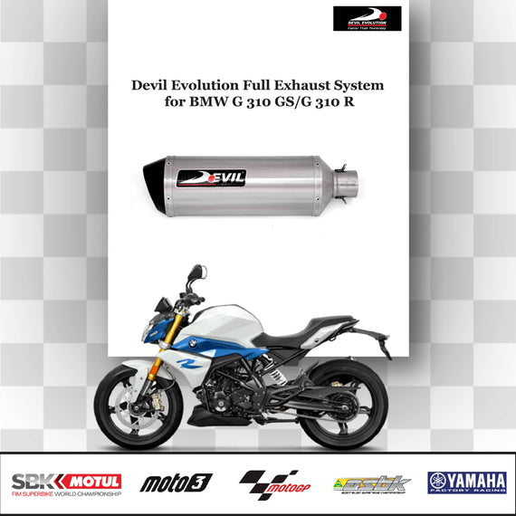 Devil Evolution Full Exhaust System for BMW G 310 GSG 310 R