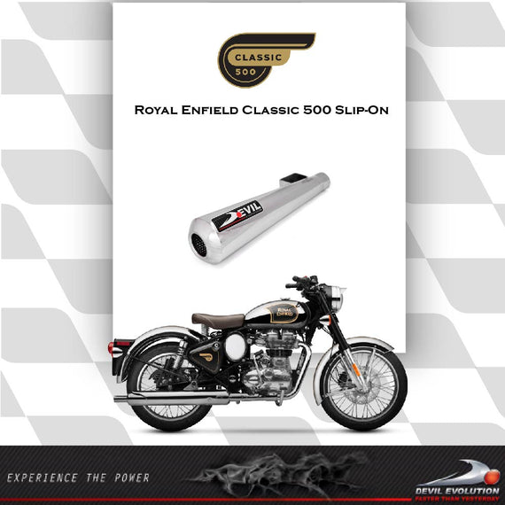 Royal Enfield Classic 500 Slip-on Exhaust | Devil Evolution