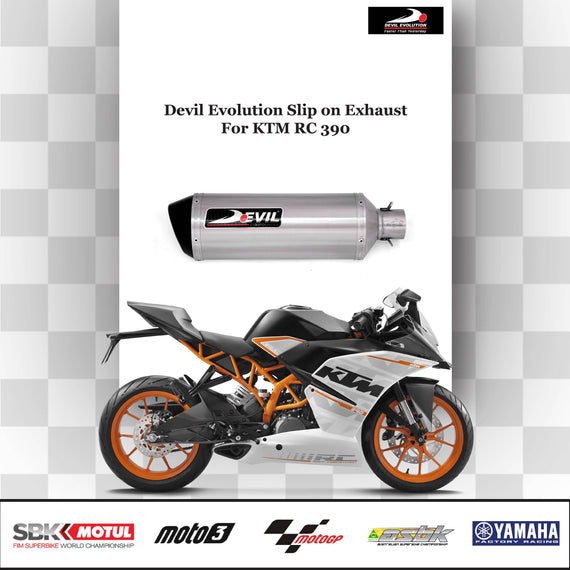 Devil Evolution Slip On Exhaust For Rc 390