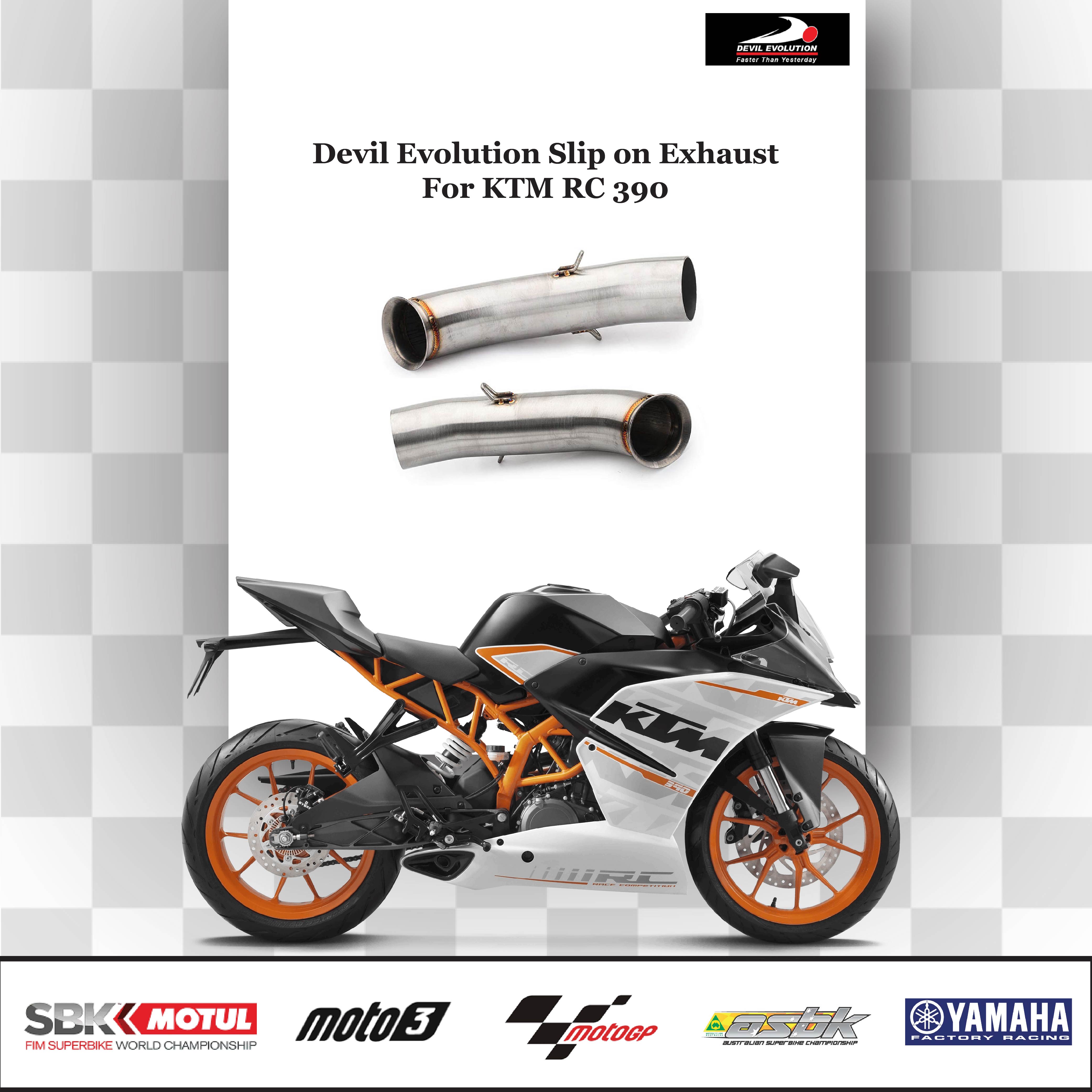 Devil Evolution Slip On Exhaust For Rc 390