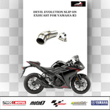 DEVIL EVOLUTION SLIP ON EXHUAST FOR YAMAHA R3